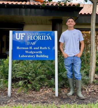 person standing in front of building