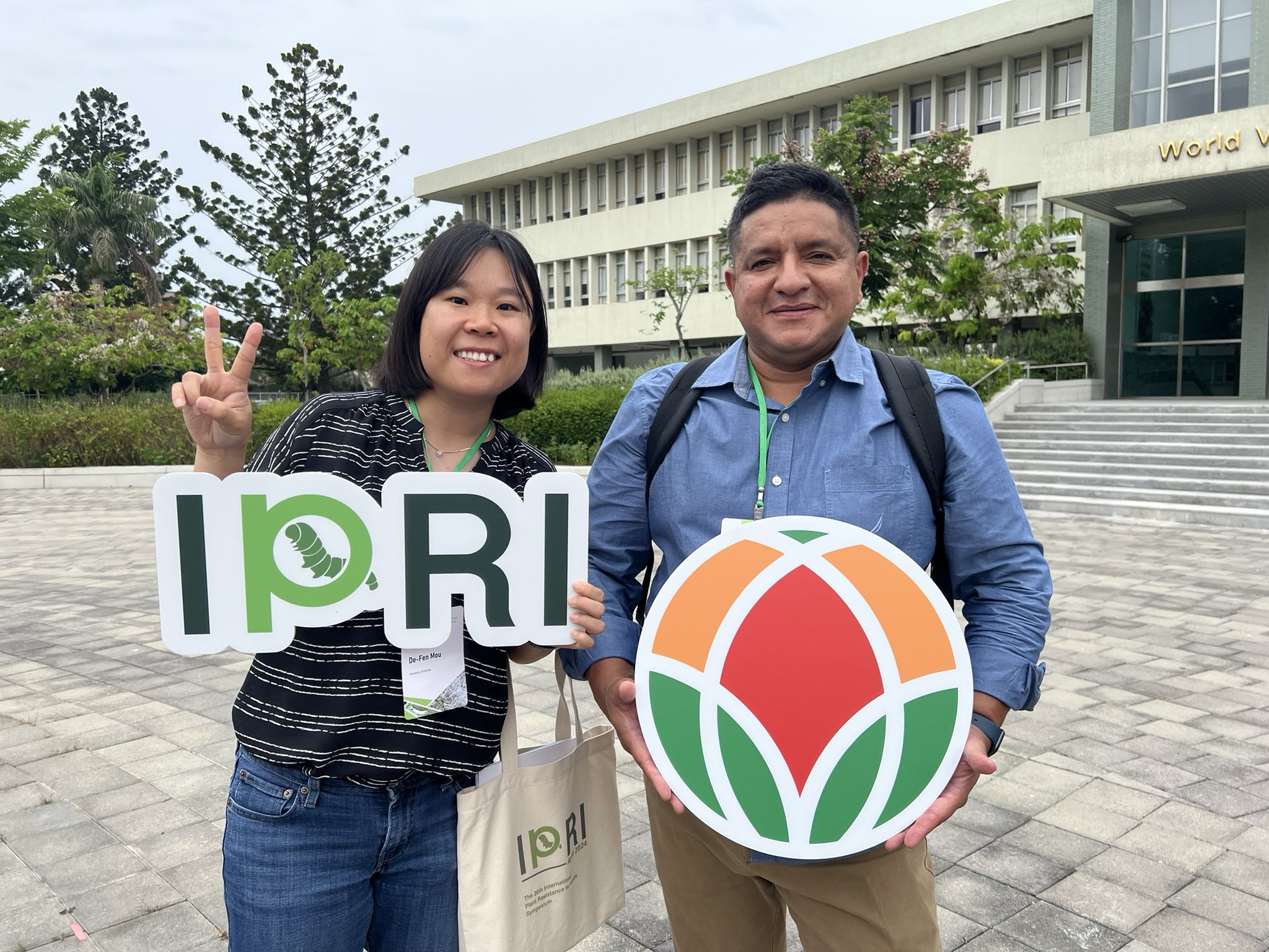 faculty posing for a picure in Taiwan