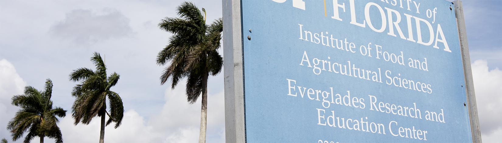 UF/IFAS Sign - Everglades Research And Education Center